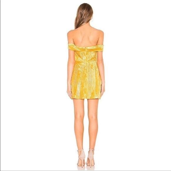 NBD Danica Mini Dress in Saffron Yellow - Picture 2 of 14